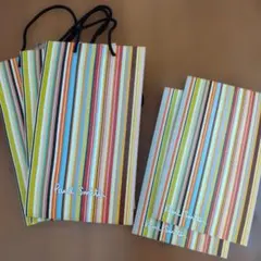 Paul Smith ストライプ ショップ袋 5枚セット