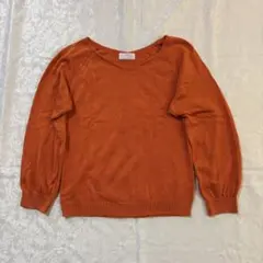 【KarL Park Lane】ニット　オレンジ　長袖　M