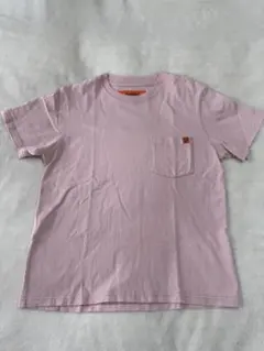universal overall 半袖Tシャツ ピンク ポケット付きのサムネイル