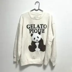 GELATO PIQUE パンダ刺繍長袖ルームウェア