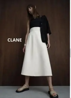 クラネ CLANE TRAPEZOID LINE SKIRT スカート　サイズ1