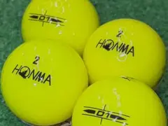 ホンマ D1 2022年 イエロー ABランク ロゴなし ロストボール12個のサムネイル