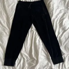 ベロア ジョガーパンツ ブラック