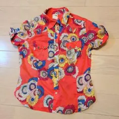 ラ*ー様 PAUL SMITH 花柄 半袖シャツ