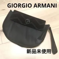 ジョルジオ・アルマーニビューティー ノベルティ「半円型ポーチ ピンク 