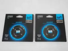 未開封 2枚セット KLEVV microSDXC 64GB CLASS10