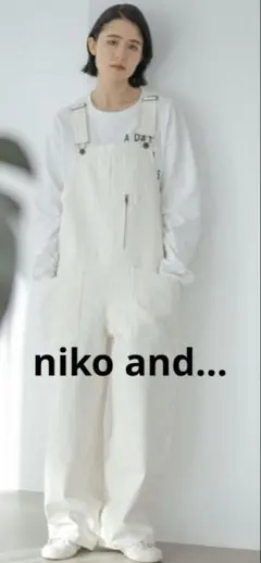 niko and...ストライプオーバーオール