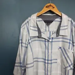 t*1様 USA古着　Tommy Hilfiger チェック柄長袖シャツ　2XL