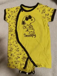 スヌーピー イエローロンパース
