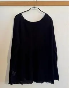 黒いニットセーター 長袖 ゆったり　Mサイズ　Mayree