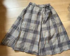 チェック柄 フレアスカート Mサイズ