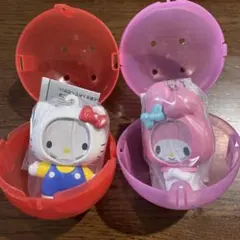 サンリオ　フォトフレームマスコット マイメロディ　ハローキティ