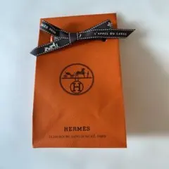 HERMES 巾着袋 ヘリンボーン コットン 8.5×8.5 - メルカリ
