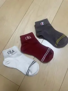 新品　チャンピオン　靴下　3足組　15〜20cm