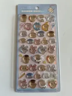 ちいかわ ボンボンドロップ　シール　みんな　ポーズ