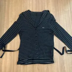 Mademoiselle NON NON ストライプカーディガンのサムネイル