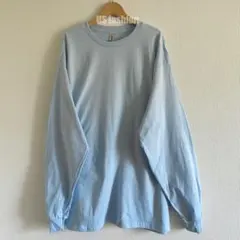 GILDAN ギルダン メンズ ロンT 無地 ライトブルー M