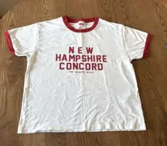 Niko and... リンガーTシャツ ホワイト レッド