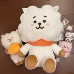 BT21 RJ フルーツぬいぐるみM＆ フルーツビーンドール 2点セット
