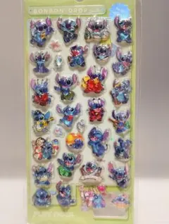 F40)新品１枚　スティッチ　ウォーターボンボンシール