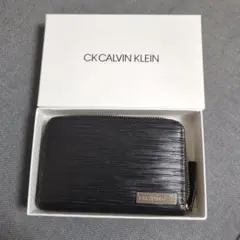 CK CALVIN KLEIN 二つ折り財布 ブラック