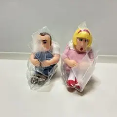 未使用　クレヨンしんちゃん　まちぼうけ　ガチャ　 2点セット