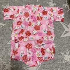 (109)キティちゃん　甚平ロンパース