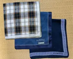 メンズ ブランドハンカチ Pierre Balmain 3枚セット