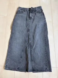 ユニクロ　デニムロングスカート