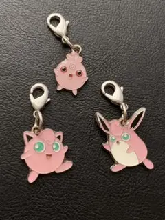 ポケモンセンター限定 メタルチャーム ププリン プリン プクリン セット