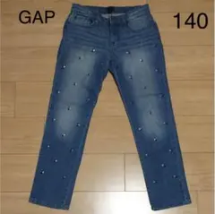 美品 GAP ビジューのデニムパンツ 140