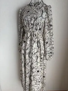 MURUA ラインデザインワンピース