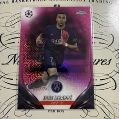 キリアン エムバペ Topps Japan Chrome Pink 125枚限定