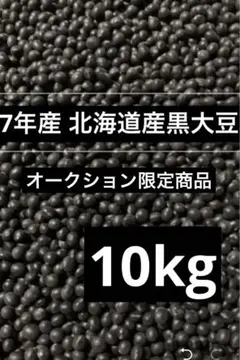 オークション限定 7年産 北海道産 黒大豆10kg オークション限定 7年産 北海道産 黒大豆10kg - メルカリ