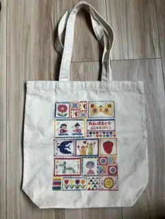 トートバッグ　手書き風　キャンバス