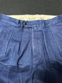 PANTALONAIO 尾作隼人 デニムスラックス 2タック サイドアジャスター PANTALONAIO 尾作隼人 デニムスラックス 2タック サイドアジャスター