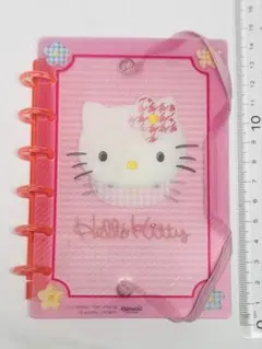 ハローキティ手帳　メモ帳　カオハナ　6穴ファイル