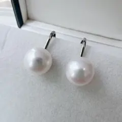 792 淡水パールイヤリング 本真珠 淡水真珠 パールイヤリング 卒業式
