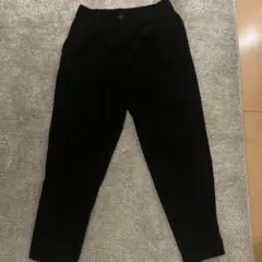 GU コーデュロイ ブラックパンツ M