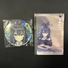 GIGO限定 学マス 月村手毬 缶バッジ クリアカード 2点セット