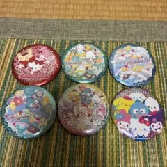 サンリオ キラキラBIG缶バッジ 6点セット