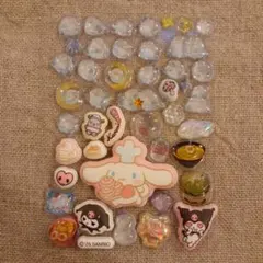 立体シール　シマエナガ光るシール　クロミ　シナモンロールその他