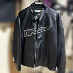 ☆未使用品☆阪神タイガース 公式 ブルゾン 豚革 レザージャケット L