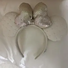 ディズニー カチューシャ ミニー パール キルティング