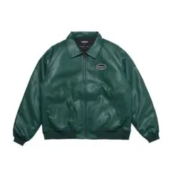 グリーン レザージャケット