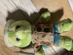 ウクレレ柄の緑色