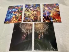 鬼滅の刃 無限城編 映画特典 A5サイズ ビジュアルボード 5枚セット