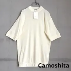 新品タグ付き✨Camoshita 半袖モックネックウールニット　定価23100円のサムネイル