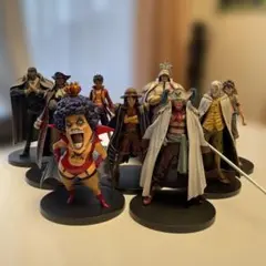 ワンピースフィギュアまとめ売り イワンコフ、バギー、せんごく等（全9体）