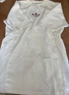 adidas ホワイト ミニワンピース Mサイズ